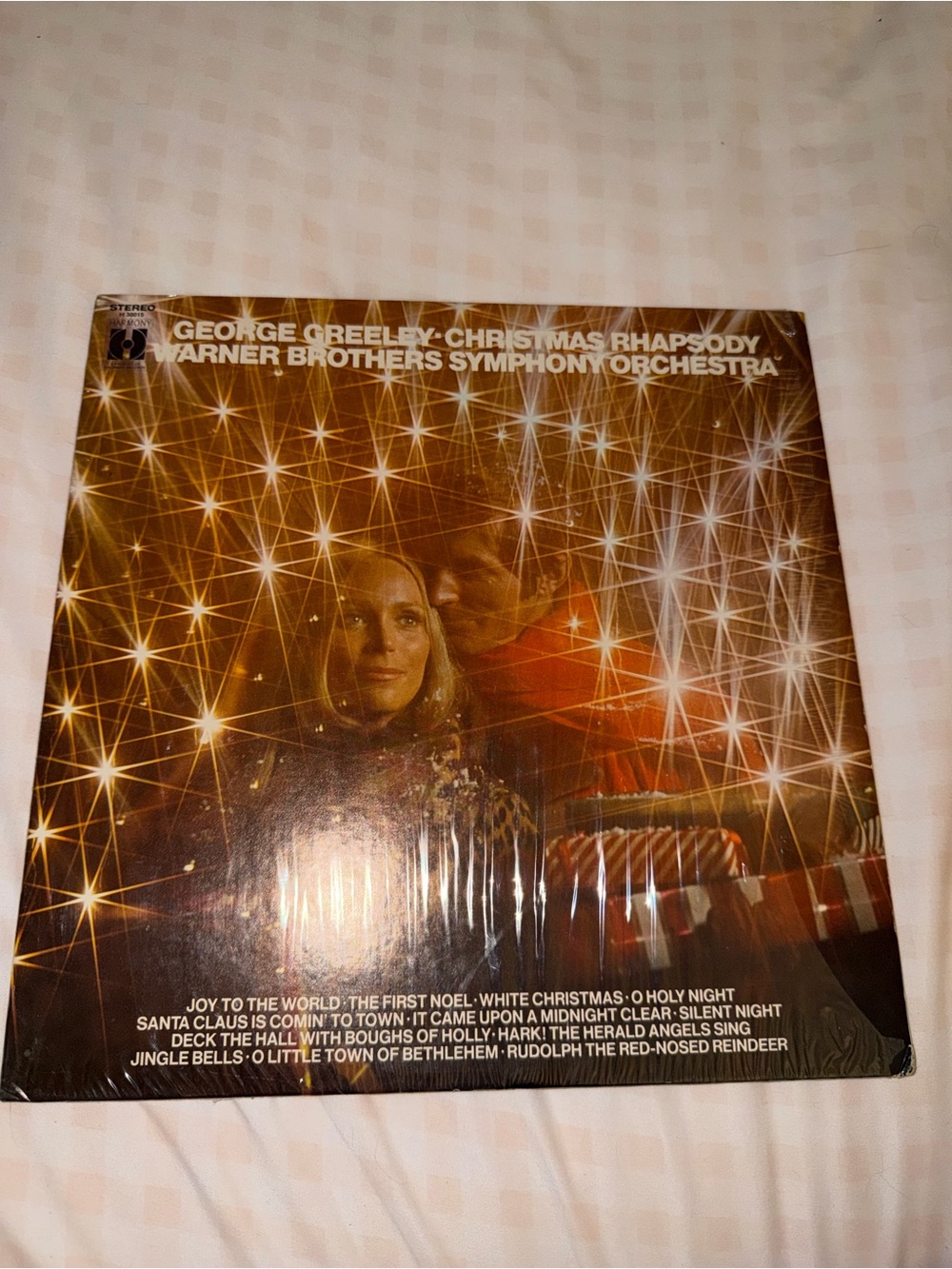 Christmas Rhapsody Vinyl Album - Gold Sparkle Cover